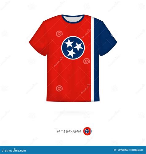 T-shirt Design with Flag of Tennessee U.S Stock Vector - Illustration of championship, clothes ...