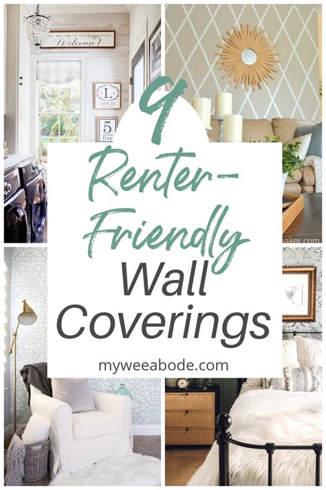 9 Best Renter Friendly Temporary Wall Coverings - my wee abode