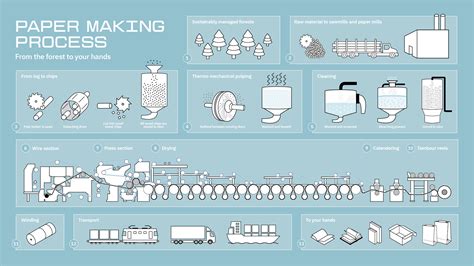 How paper is made in a TMP process