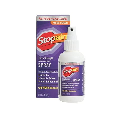 Stopain Extra Strength Pain Relief Spray, 4 fl. oz. - Walmart.com