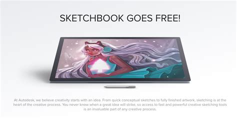 Full version of AutoDesk's SketchBook app for iOS, Mac, Android & Windows is now FREE