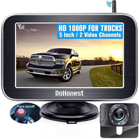 DoHonest Wireless Backup Camera Trucks: Easy Setup Stable Signal HD ...