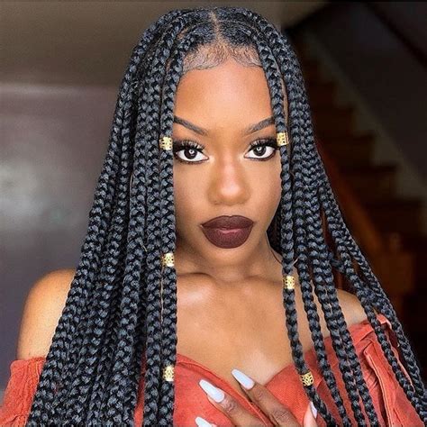 120 African Braids Hairstyle Pictures to Inspire You | ThriveNaija in 2020 | Braids hairstyles ...