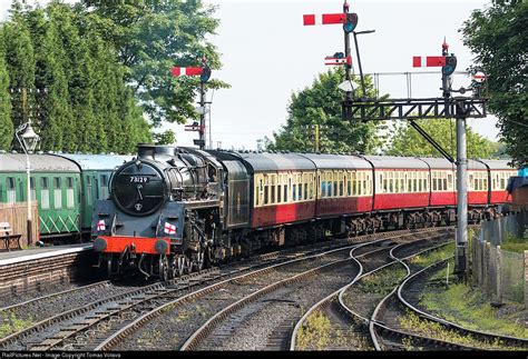 Severn Valley Railway BR 4-6-0 Standard Class 5 at Bridgnorth, United ...