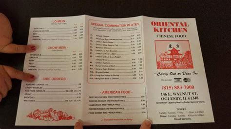 Menu of Oriental Kitchen in Oglesby, IL 61348