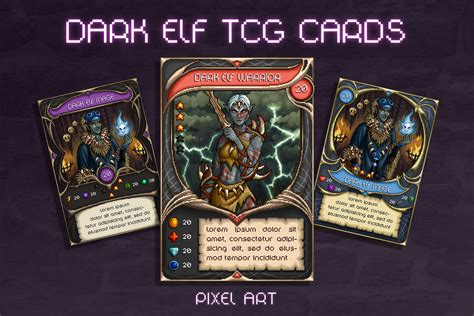 Fantasy TCG Cards Pixel Art Download - CraftPix.net