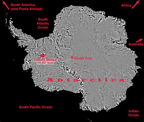 Vinson Massif Map