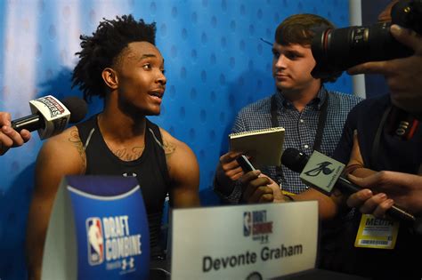 Behind the scenes at the NBA Draft Combine: Devonte' Graham tries to prove his point - The Athletic