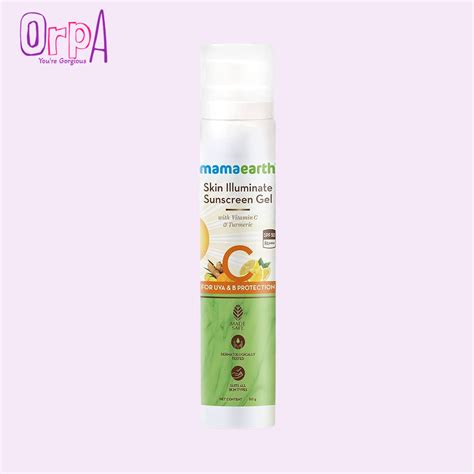 Mamaearth Skin Illuminate Sunscreen Gel - 50g - Orpa