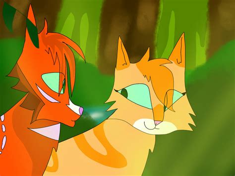 Firestar and Sandstorm by LaylaAnimates on DeviantArt