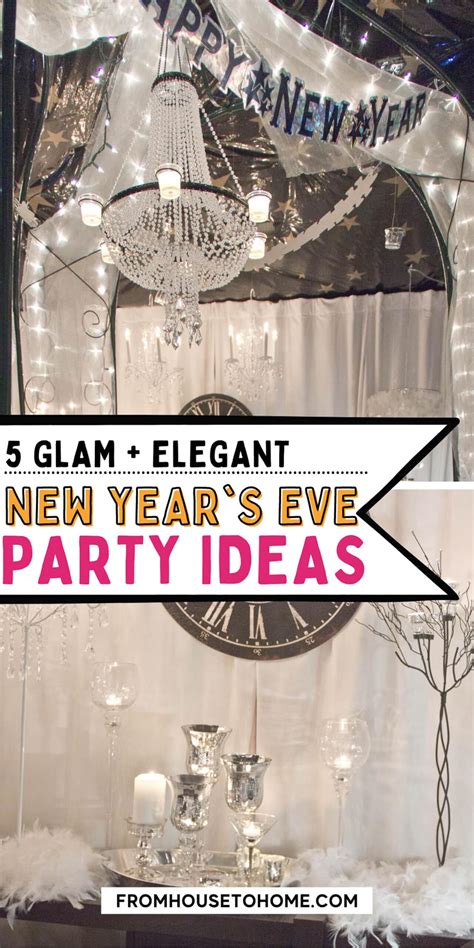 5 Glam New Year’s Eve Party Themes