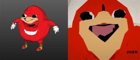 Ugandan Knuckles Pepakura Foam Cosplay(?) by dizoEX2 on DeviantArt