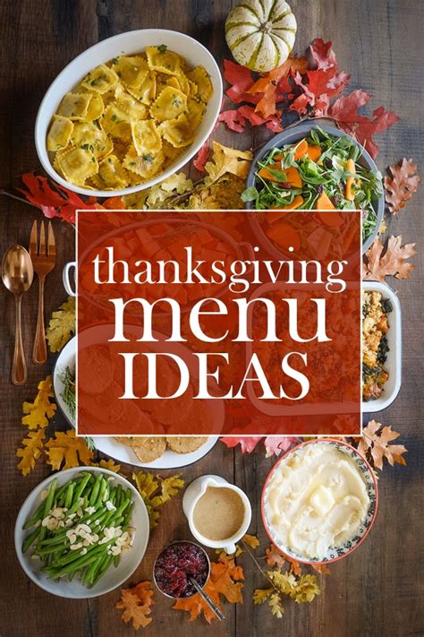 Thanksgiving Menu Ideas