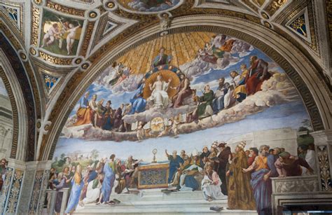 Disputation of the Holy Sacrament - fresco by Raphaelo, St… | Flickr