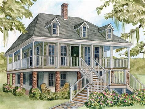 French Colonial House Plans - House Plans