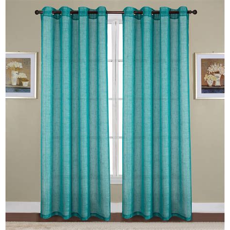 the curtains in this room are blue and green