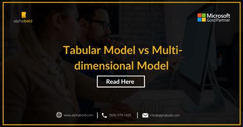 Tabular vs. Multi-Dimensional Models: Which to Choose?