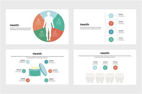 Health Infographics Powerpoint Template PPTX Keynote - Etsy