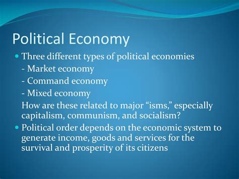 PPT - Political Economy PowerPoint Presentation, free download - ID:2730074