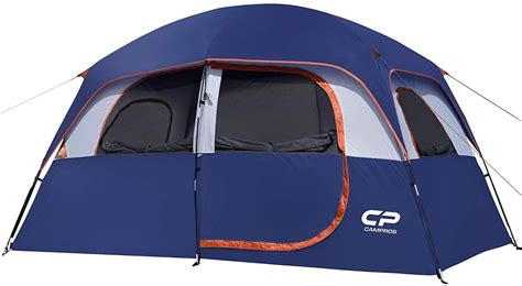 CAMPROS 6 Person Camping Tent, Easy Set up Waterproof Dome Tents Double ...