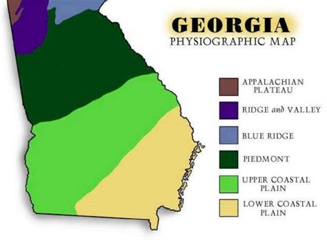 5 Regions Of Georgia Map | map of interstate