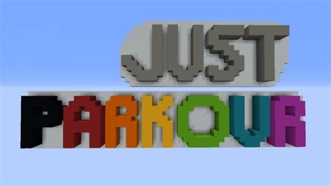 Just Parkour Minecraft Map