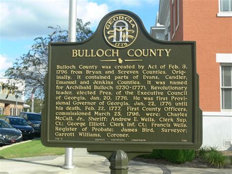 Bulloch County - Georgia Historical Society