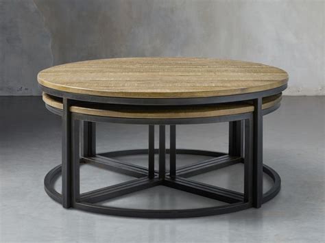 Palmer Round Nesting Coffee Table | Arhaus Furniture | Round nesting coffee tables, Nesting ...