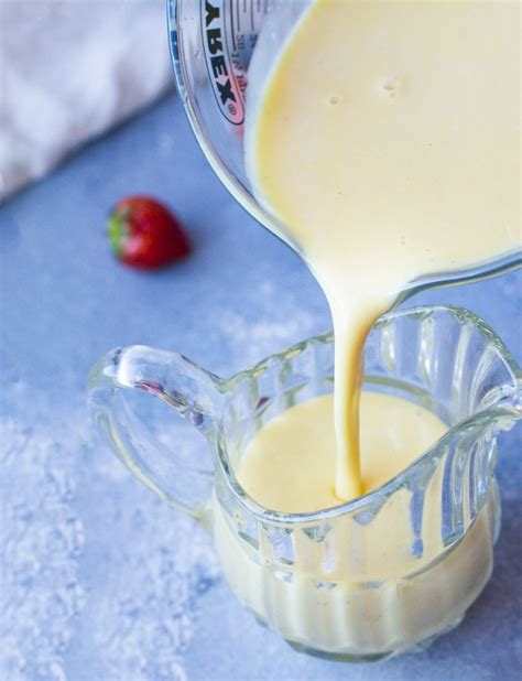 Silky Smooth Crème Anglaise (Vanilla Custard Sauce) - Ginger with Spice