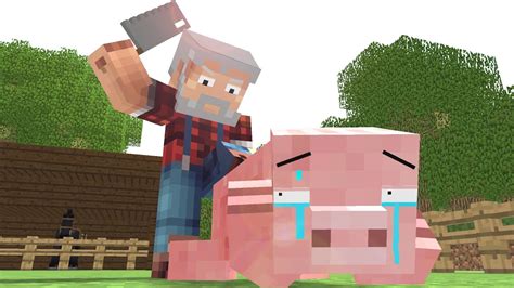 Pig Life - Craftronix Minecraft Animation - YouTube