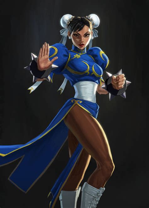 ArtStation - Chun-Li, Nikita Volobuev | Chun li, Chun li street fighter ...