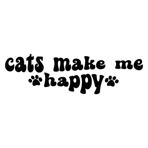 Cat Quotes Typography Black and White for print 15571858 Vector Art at ...