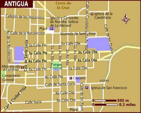 Mapa De Antigua Guatemala - Image to u