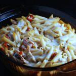 Easy Chicken Alfredo Pasta Bake with Sun-Dried Tomatoes - Eat at Home
