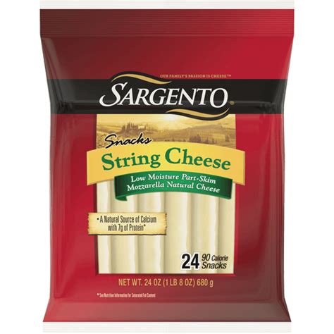 Sargento Cheese Sticks, 24 count | Curds, String & Snack | Festival Foods Shopping