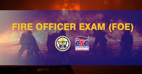 Civil Service Exam PH: 2022 Fire Officer Exam (FOE) Requirements, Qualifications and Examination ...