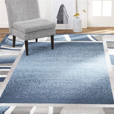 Buy Home Dynamix Lyndhurst Rotana Modern Area Rug, Contemporary Blue ...