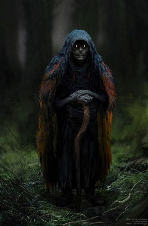 Morbid Fantasy • Forest Witch – fantasy character concept by...