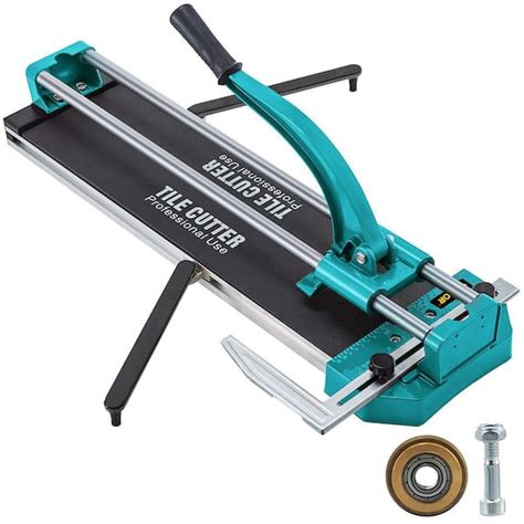 VEVOR 31 in. Manual Tile Cutter Double Rails Tile Cutter W/Alloy ...