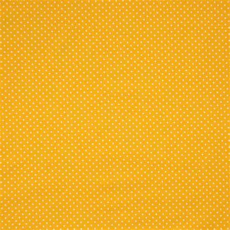 Gold Small Polka Dot Fabric, White on Yellow Polka Dot Cotton Fabric, – Fabric and Ribbon