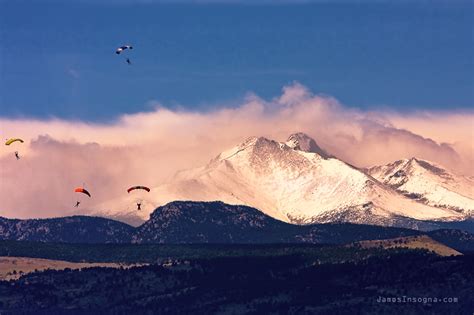 Four Skydivers With Longs Peak and Mount Meeker Rocky Moun… | Flickr