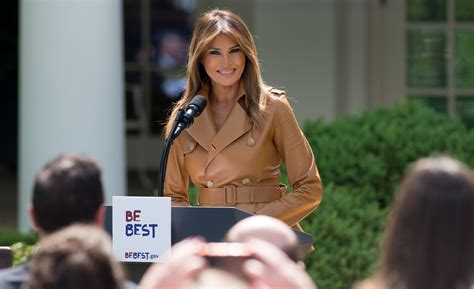 First Lady Melania Trump Unveils 'Be Best' Initiative | Glamour