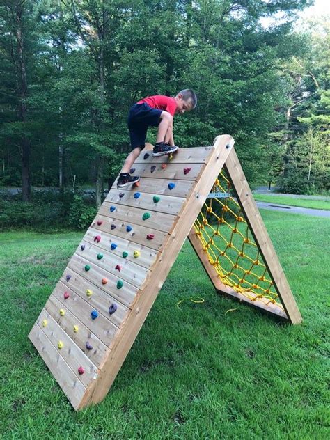 Children's Climbing Wall | Aire de jeux jardin, Jeux jardin, Aire de jeu enfant