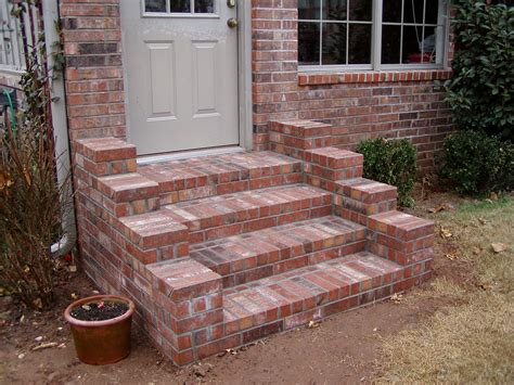 Pin by Cedar Masonry Company on Hardscapes | Brick porch, Brick steps ...