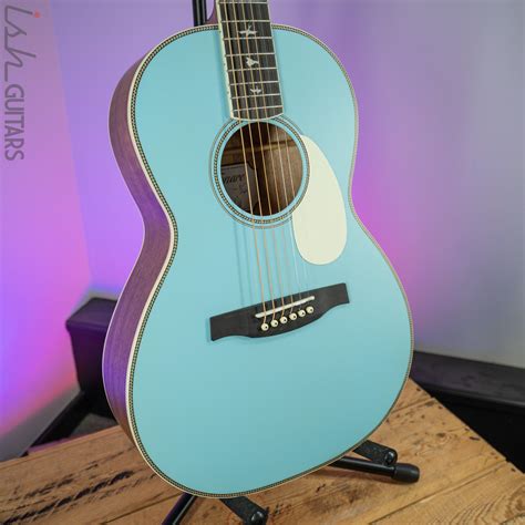 PRS SE P20E Parlor Acoustic Electric Powder Blue – Ish Guitars