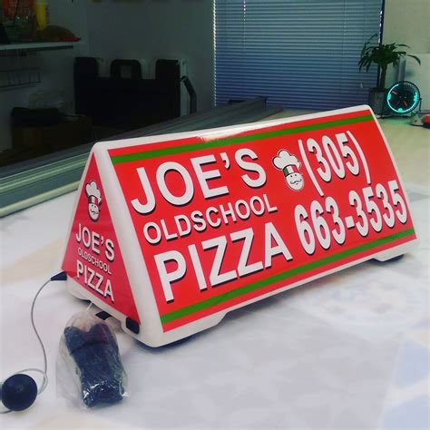 SIGN SHOP MIAMI: MIAMI DELIVERY VEHICLE TOPPER MAGNETS