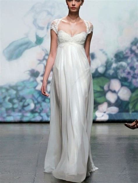 37 Airy And Romantic Empire Waist Wedding Dresses - Weddingomania