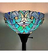 COTOSS Tiffany Pendant Light Fixtures Hanging Lamp 1 Light Mission Style Antique 12 inch Medium ...