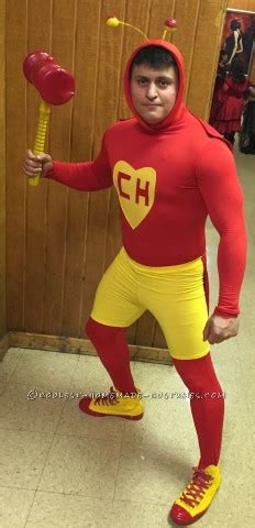 Hilarious Homemade El Chapulin Colorado Costume