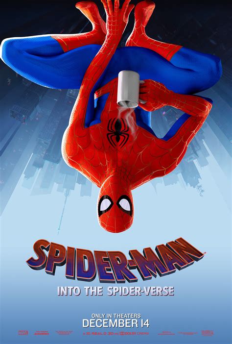 All six spiders in Spider-Man: Into the Spider-Verse big HD posters - YouLoveIt.com